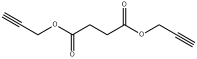 二丙-2-炔基丁烷二酸酯, 4580-40-9, 结构式