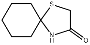 1-チア-4-アザスピロ[4.5]デカン-3-オン 化学構造式