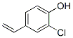 Phenol,  2-chloro-4-ethenyl- Structure