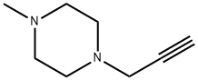 1-甲基-4-丙炔-2-哌嗪 结构式