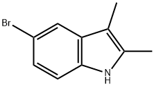 5-溴-2,3-二甲基吲哚,4583-55-5,结构式