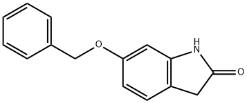 6-苄氧基吲哚酮 结构式