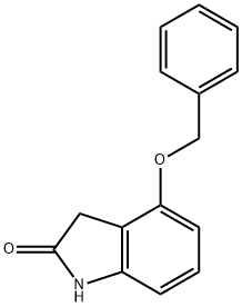4-(苄氧基)吲哚啉-2-酮, 458526-10-8, 结构式