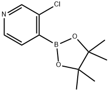 3-CHLORO-4-(4,4,5,5-TETRAMETHYL-[1,3,2]DIOXABOROLAN-2-YL)PYRIDINE Structure