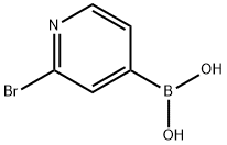 2-BROMOPYRIDIN-4-YLBORONIC ACID Struktur