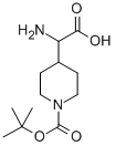 2-氨基-2-(1-BOC-4-哌啶基)乙酸, 458560-09-3, 结构式