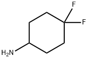 4,4-DIFLUOROCYCLOHEXANAMINE Structure