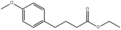 Benzenebutanoic acid, 4-Methoxy-, ethyl ester Structure