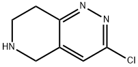 3-chloro-5,6,7,8-tetrahydropyrido[4,3-c]pyridazine Struktur