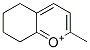 5,6,7,8-Tetrahydro-2-methyl-1-benzopyrylium Struktur