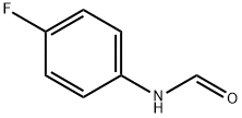 N-(4-フルオロフェニル)ホルムアミド 化学構造式