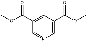 3,5-吡啶二甲酸甲酯, 4591-55-3, 结构式