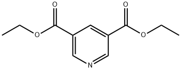 3,5-ピリジンジカルボン酸ジエチル 化学構造式