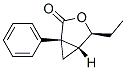 3-Oxabicyclo[3.1.0]hexan-2-one,4-ethyl-1-phenyl-,(1S,4S,5R)-(9CI) 结构式