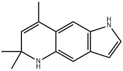 6,6,8-trimethyl-5,6-dihydro-1H-pyrrolo[2,3-g]quinoline Structure