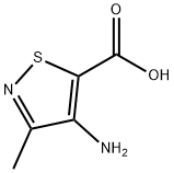 4-aMino-3-Methyl-1,2-thiazole-5-carboxylic acid Structure