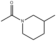 1-(3-メチルピペリジノ)エタノン 化学構造式
