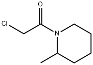 1-(氯乙酰基)-2-甲基哌啶, 4593-18-4, 结构式