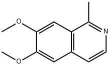 Isoquinoline, 6,7-dimethoxy-1-methyl- (7CI,8CI,9CI) Structure