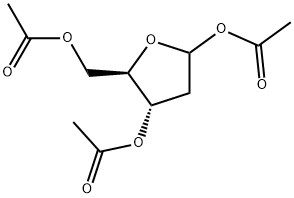 1,3,5-三乙酰基-2-脱氧-D-赤式戊呋喃糖,4594-52-9,结构式