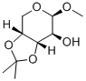METHYL-3,4-O-ISOPROPYLIDENE-BETA-D-ARABINOPYRANOSIDE 结构式