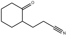 2-氧-1-环己烷丙腈 结构式