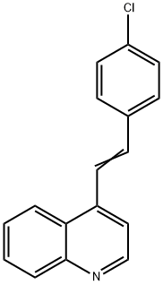4-(4-Chlorostyryl)quinoline Structure