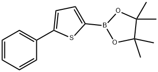 5-苯基噻吩-2-频哪醇硼酸酯, 459409-74-6, 结构式