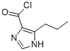 1H-Imidazole-4-carbonyl chloride, 5-propyl- (9CI) Struktur