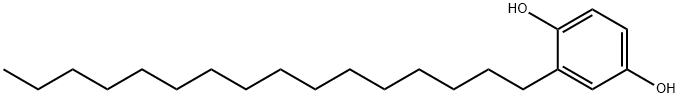 2-Hexadecyl-1,4-benzenediol 结构式