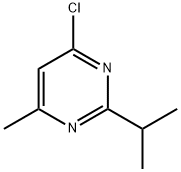 4-氯-6-甲基-2-异丙基嘧啶, 4595-69-1, 结构式