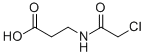 N-クロロアセチル-β-アラニン 化学構造式
