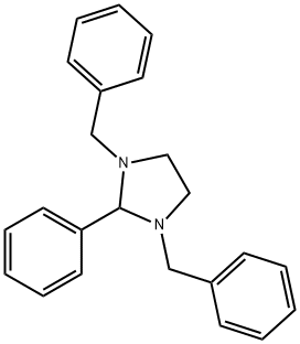 2-Phenyl-1,3-dibenzylimidazolidine 结构式