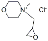 N-(2,3-epoxypropyl)-N-methylmorpholinium chloride 结构式