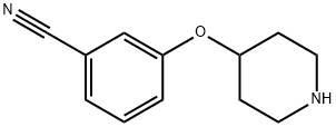 3-(PIPERIDIN-4-YLOXY)BENZONITRILE Struktur