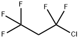 1-クロロ-1,1,3,3,3-ペンタフルオロプロパン 化学構造式
