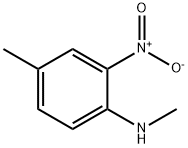 N-甲基-(4-甲基-2-硝基)苯胺 结构式