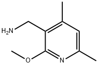 1-(2-METHOXY-4,6-DIMETHYLPYRIDIN-3-YL)METHANAMINE 化学構造式