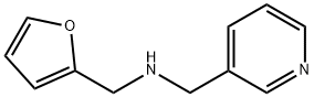 (2-フリルメチル)(ピリジン-3-イルメチル)アミン 化学構造式
