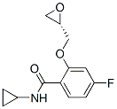 Benzamide, N-cyclopropyl-4-fluoro-2-[(2S)-oxiranylmethoxy]- (9CI) Structure