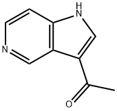 1-(1H-吡咯并[3,2-C]吡啶-3-基)乙酮 结构式