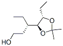 1,3-Dioxolane-4-propanol,gamma,5-diethyl-2,2-dimethyl-,(gammaS,4S,5S)-(9CI) Structure