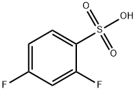 2,4-Difluoro-benzenesulfonic acid 化学構造式