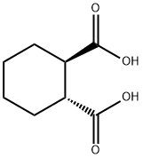(1R,2R)-1,2-シクロヘキサンジカルボン酸 化学構造式