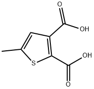 5-甲基噻吩-2,3-二甲酸,46029-22-5,结构式