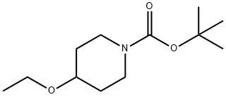 N-BOC-4-乙氧基哌啶, 460367-82-2, 结构式