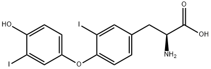 3,3'-二碘甲腺原氨酸,4604-41-5,结构式