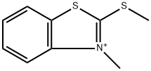 2-(Methylthio)-3-methylbenzothiazole-3-ium 结构式