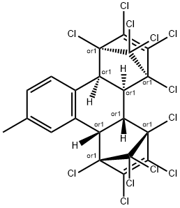 1,2,3,4,5,6,7,8,13,13,14,14-Dodecachlor-1,4,4a,4b,5,8,8a,12b-octahydro-10-methyl-1,4:5,8-dimethanotriphenylen