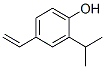 Phenol, 4-ethenyl-2-(1-methylethyl)- (9CI) Structure